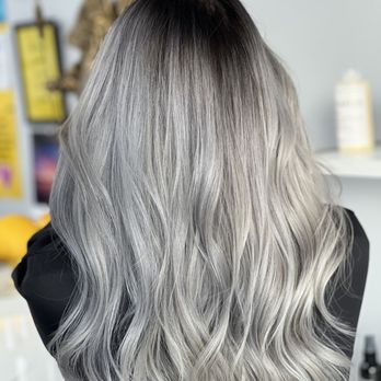 TK Salon - Silver balayage - Hair Stylists Near Me - Tarzana, California TK Salon - Silver balayage - Hair Stylists Near Me - Tarzana, California