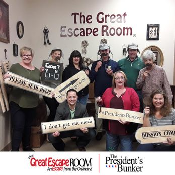 The Feltner Group - The Feltner Group staff successfully mastered the Great Escape Room in under 1 hour, used only 3 tips and escaped with all who entered. - Home & Rental Insurance Near Me - Spencerport, New York The Feltner Group - The Feltner Group staff successfully mastered the Great Escape Room in under 1 hour, used only 3 tips and escaped with all who entered. - Home & Rental Insurance Near Me - Spencerport, New York