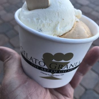 Gelato Granucci - Small cup comes with 2 scoops. - Gelato Near Me - Palm Springs, California Gelato Granucci - Small cup comes with 2 scoops. - Gelato Near Me - Palm Springs, California