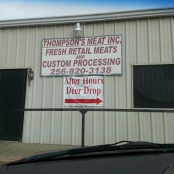 Thompson's Meat Processing - the front of the building - Specialty Food Near Me - Alexandria, Alabama Thompson's Meat Processing - the front of the building - Specialty Food Near Me - Alexandria, Alabama