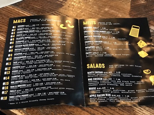 Menu photo 2 MACS Sun Prairie, WI
