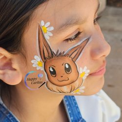 Pokemon Evee, character design are part of the Delux face painting.