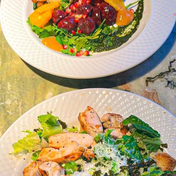 Public House - Caesar + chicken, Summer Beet Salad +chicken - Cocktail Bars Near Me - Ferndale, Michigan Public House - Caesar + chicken, Summer Beet Salad +chicken - Cocktail Bars Near Me - Ferndale, Michigan