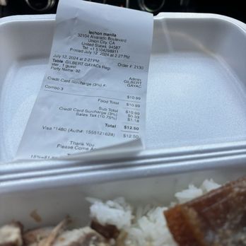 Lechon Manila - Great price & enough for 2 (we already ate 1/2 in the car :) - Filipino Near Me - Union City, California Lechon Manila - Great price & enough for 2 (we already ate 1/2 in the car :) - Filipino Near Me - Union City, California