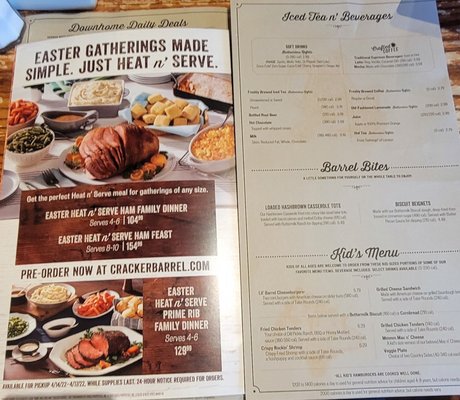 Menu photo 5 Cracker Barrel Old Country Store Mount Laurel, NJ