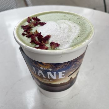 Coffee and Plants - Pink Matcha hot - Coffee & Tea Near Me - Pasadena, California