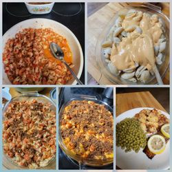 Southern Food - Made some Southern Mac n cheese with 3 cheese, Cajun spices and crawfish tails. It is delicious!!!
