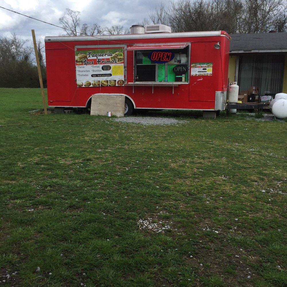 Taqueria Los Primos - a red food truck - Food Trucks Near Me - Dayton, Tennessee Taqueria Los Primos - a red food truck - Food Trucks Near Me - Dayton, Tennessee