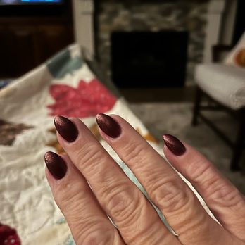 Nail Bar - Autumn dip with gel in bronze shimmer - Nail Salons Near Me - Menifee, California Nail Bar - Autumn dip with gel in bronze shimmer - Nail Salons Near Me - Menifee, California