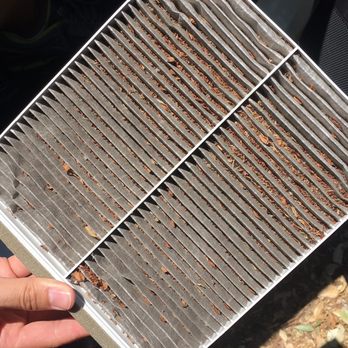 Putnam Mazda - My BFF's 2016 Mazda CX-5 that just came out of the Mazda pre-paid maintenance last weekend. Does this look like a week-new cabin air filter? - Car Dealers Near Me - Burlingame, California