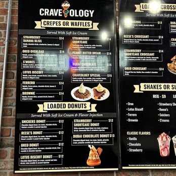 Craveology - Crepes Waffles Donuts Menu - Desserts Near Me - Centereach, New York Craveology - Crepes Waffles Donuts Menu - Desserts Near Me - Centereach, New York