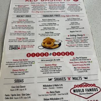Eddie Rocket's - Menu - Diners Near Me - Dublin, D