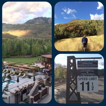 Hotel Park City - View from our balcony. Trail up the mountain just steps from the Hotel. - Resorts Near Me - Park City, Utah