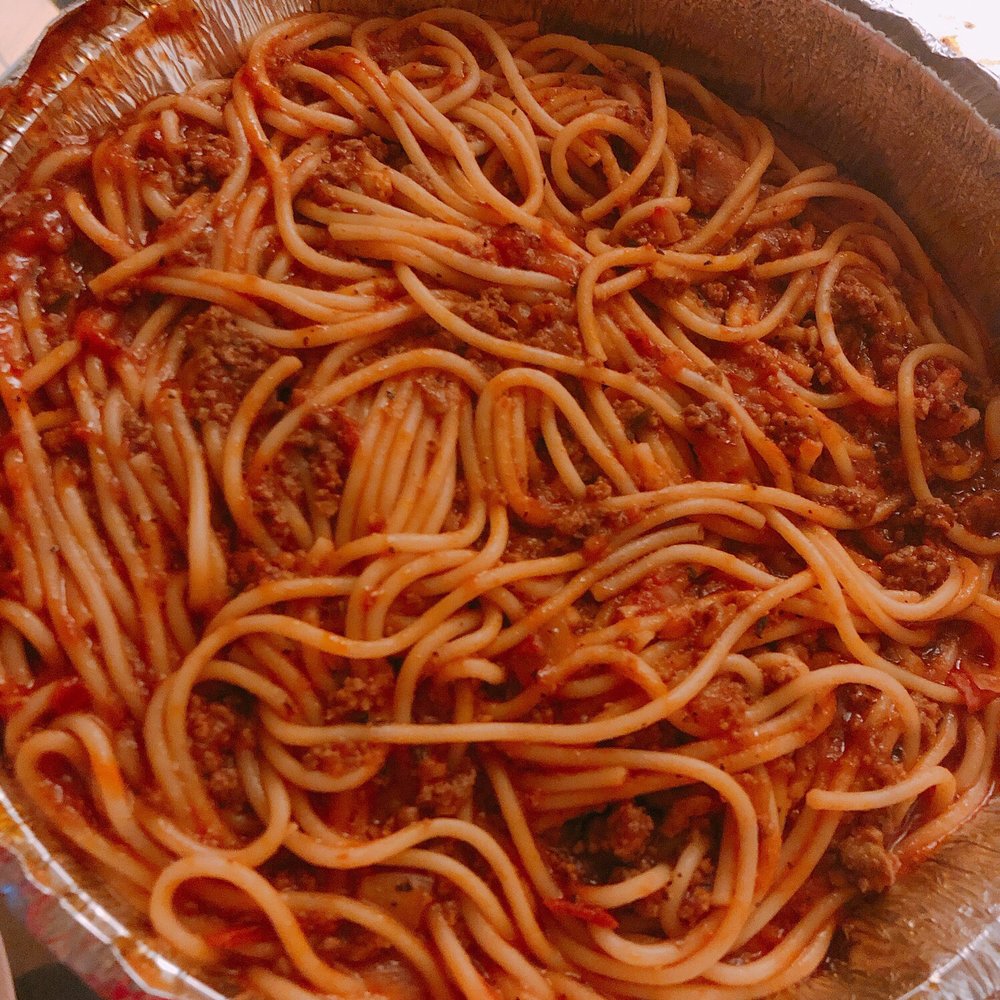 Galaxy Diner - Huge big meat sauce spaghetti - Diners Near Me - New York, New York