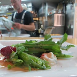 Park City Food Tours - Chef Briar preparing a beautiful salad for the group.