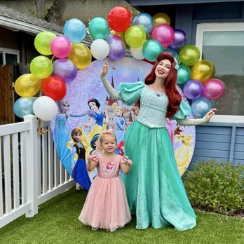 Star Brite Entertainment - Ariel was very photogenic with princess poses mastered. Began time together capturing photos with guests. - Party Characters Near Me - Riverside, California