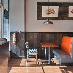 Momma Goldbergs Deli - Seating in back