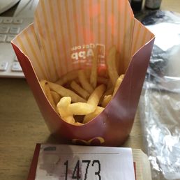 Half empty Order of fries