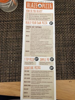 Menu photo 1 Blaze Pizza Bound Brook, NJ Menu photo 1 Blaze Pizza Bound Brook, NJ