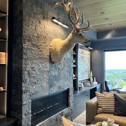 Hearth and Home Distributors of Utah - One of our linear fireplaces!
