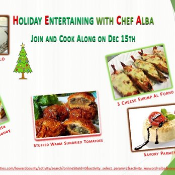 Cooking with Alba - New Small Dishes for the Holiday!!! - Cooking Classes Near Me - Columbia, Maryland Cooking with Alba - New Small Dishes for the Holiday!!! - Cooking Classes Near Me - Columbia, Maryland
