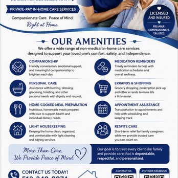 Care 2 A Tee - Our amenities. We are here to support you in any way we can. - Personal Care Services Near Me - Cincinnati, Ohio Care 2 A Tee - Our amenities. We are here to support you in any way we can. - Personal Care Services Near Me - Cincinnati, Ohio