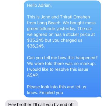 North County Kia - Adrain never responded me in straight answer and not in the timely manner and definitely not polite either. - Car Dealers Near Me - Escondido, California North County Kia - Adrain never responded me in straight answer and not in the timely manner and definitely not polite either. - Car Dealers Near Me - Escondido, California