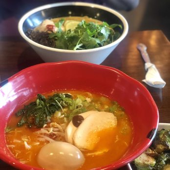 JINYA Ramen Bar - Woodlands - Spicy chicken bowl with Brussel sprouts - Ramen Near Me - Spring, Texas JINYA Ramen Bar - Woodlands - Spicy chicken bowl with Brussel sprouts - Ramen Near Me - Spring, Texas