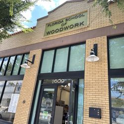 Florida School of Woodwork - In front of the school