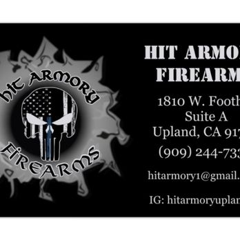 HIT Armory Firearms - Business card - Guns & Ammo Near Me - Upland, California
