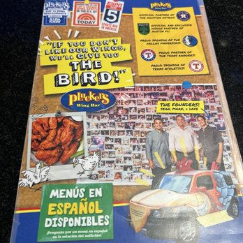 Pluckers Wing Bar - Addison - Menu - Chicken Wings Near Me - Dallas, Texas Pluckers Wing Bar - Addison - Menu - Chicken Wings Near Me - Dallas, Texas