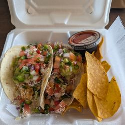 Three Amigos Mexican Taqueria - Shredded chicken tacos