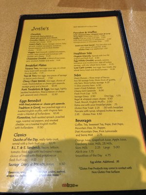 Menu photo 4 Josie's Lexington, KY Menu photo 4 Josie's Lexington, KY