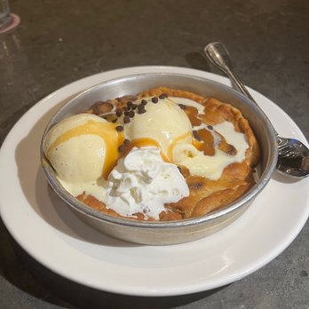 BJ's Restaurant & Brewhouse - Salted Caramel Pizookie - American Near Me - Orange, Ohio
