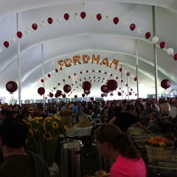 Fordham University - Inside the homecoming 2012 tent! - Colleges & Universities Near Me - New York, New York