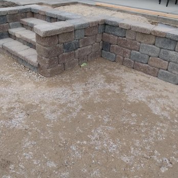 Aim High Lawn and Landscape - a brick wall and steps - Snow Removal Near Me - Kuna, Idaho Aim High Lawn and Landscape - a brick wall and steps - Snow Removal Near Me - Kuna, Idaho