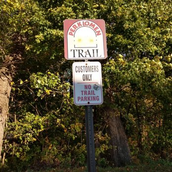 Central Perkiomen Valley Park - Trail marker with Ice Cream shop sign?! - Parks Near Me - Schwenksville, Pennsylvania Central Perkiomen Valley Park - Trail marker with Ice Cream shop sign?! - Parks Near Me - Schwenksville, Pennsylvania