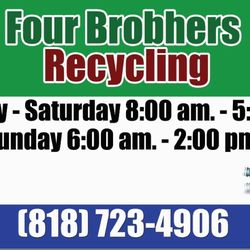 Four Brothers Recycling - Nuestro horario