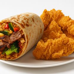 Red Bowl Hibachi & Chicken - Hibachi roll and tenders