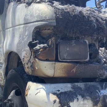 Father & Son Moving & Storage - Father and son moving co vehicle fire damage, customers lost everything - Movers Near Me - Van Nuys, California