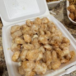 Lucky House - Coconut Shrimp. A HIT!!