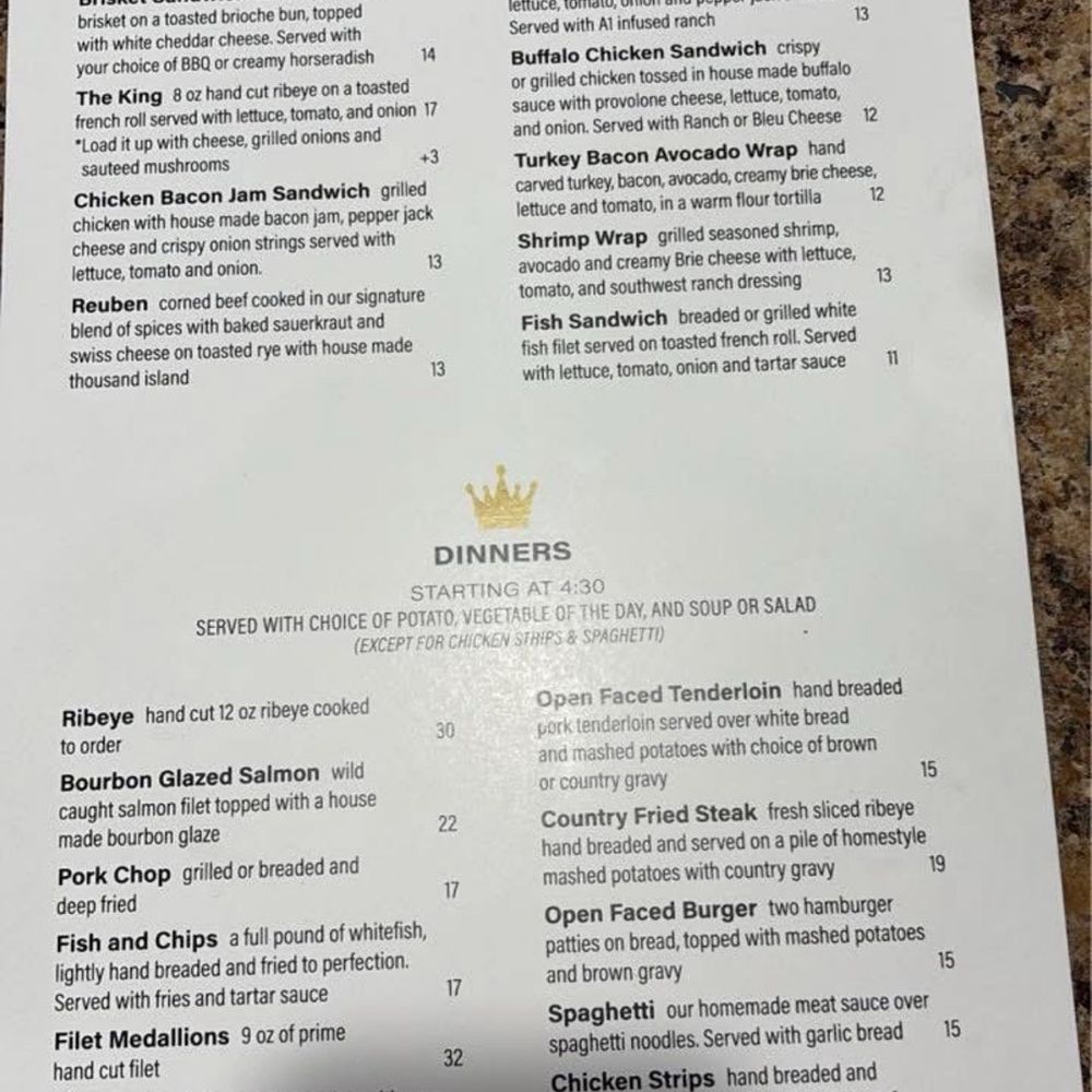 King's Crossing - Menu - Barbeque Near Me - Odell, Illinois King's Crossing - Menu - Barbeque Near Me - Odell, Illinois