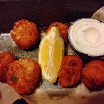 Hushpuppies Seafood Kitchen - Crab cake bites. - Seafood Near Me - Summerville, South Carolina Hushpuppies Seafood Kitchen - Crab cake bites. - Seafood Near Me - Summerville, South Carolina