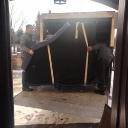 Alden's Piano - All 3 of our trucks are outfitted with lift gates.