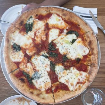 Delarosa Bishop Ranch - Margarita pizza (very cheesy, sometimes the cheese comes all the way off when eating) - Pizza Near Me - San Ramon, California Delarosa Bishop Ranch - Margarita pizza (very cheesy, sometimes the cheese comes all the way off when eating) - Pizza Near Me - San Ramon, California