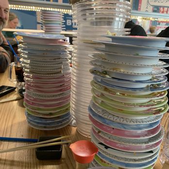 Tsubame Rotating Sushi - Record! According to our server - Sushi Bars Near Me - Vineyard, Utah