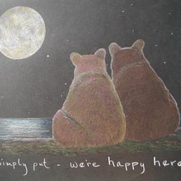 Just one of Sue's bear drawings. isn't is adorbs? Just one of Sue's bear drawings. isn't is adorbs?