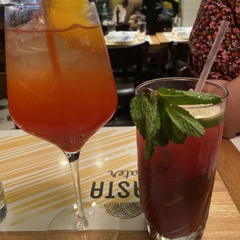 Pasta Eater - Passion fruit spritz, blackberry mojito - Italian Near Me - New York, New York Pasta Eater - Passion fruit spritz, blackberry mojito - Italian Near Me - New York, New York