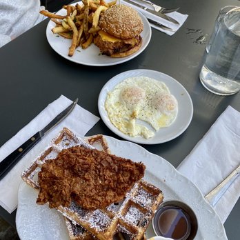 The Attic - Fried Chicken and Waffles, Crispy Chicken Sandwich - Breakfast & Brunch Near Me - Long Beach, California The Attic - Fried Chicken and Waffles, Crispy Chicken Sandwich - Breakfast & Brunch Near Me - Long Beach, California