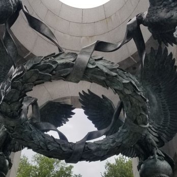 World War II Memorial - 8/17/21 if you fail to look up, this is what you will miss in the Pacific  Section. - Landmarks & Historical Buildings Near Me - Washington, DC, District of Columbia